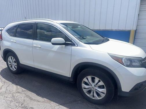 White Diamond Pearl 2013 Honda CR-V EX-L