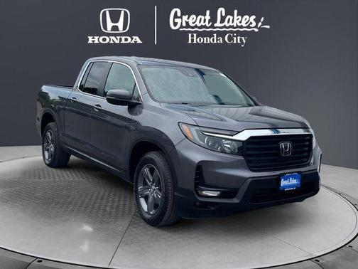 Modern Steel Metallic 2023 Honda Ridgeline RTL