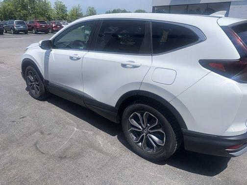White 2020 Honda CR-V EX-L