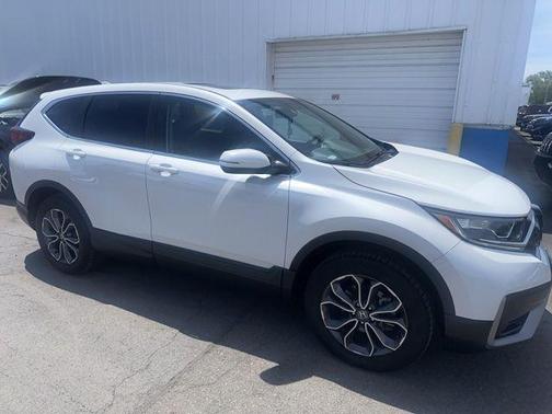 White 2020 Honda CR-V EX-L