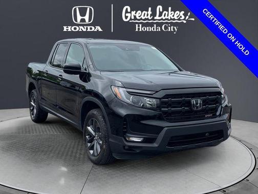 Crystal Black Pearl 2025 Honda Ridgeline Sport