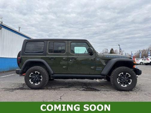 Sarge Green Clearcoat 2024 Jeep Wrangler 4xe Rubicon