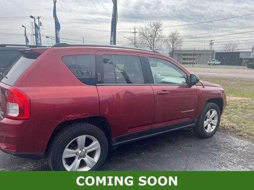 Red 2013 Jeep Compass Latitude