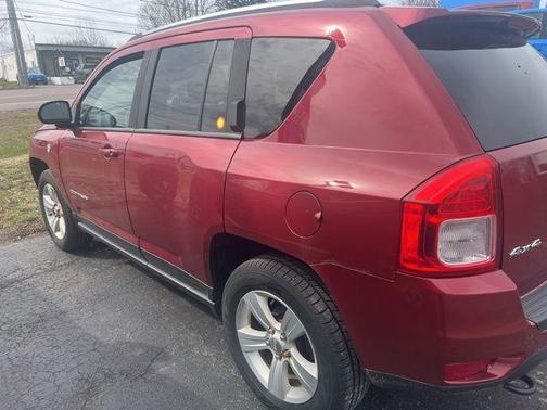 Red 2013 Jeep Compass Latitude