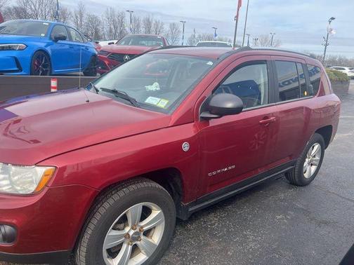 Red 2013 Jeep Compass Latitude