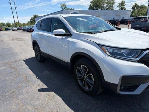 White 2020 Honda CR-V EX-L