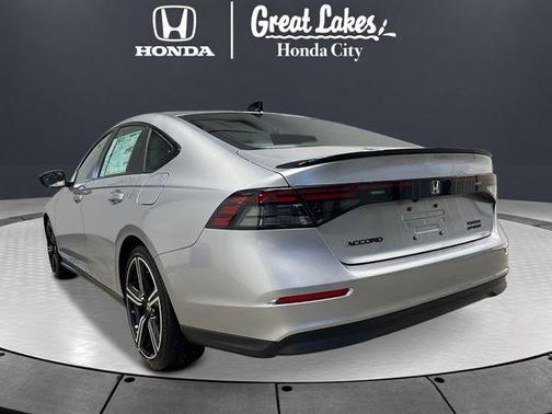 Solar Silver Metallic 2026 Honda Accord Hybrid Sport