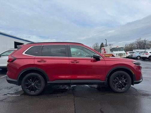 Radiant Red Metallic 2024 Honda CR-V Hybrid Sport