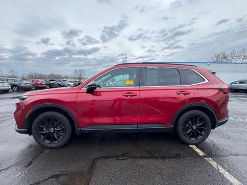 Radiant Red Metallic 2024 Honda CR-V Hybrid Sport