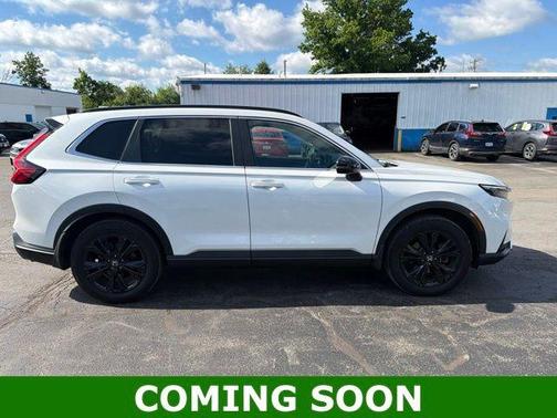 Platinum White Pearl 2023 Honda CR-V Hybrid Sport Touring