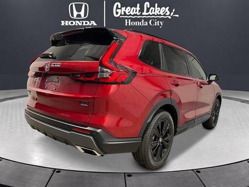 Radiant Red Metallic 2026 Honda CR-V Hybrid Sport Touring