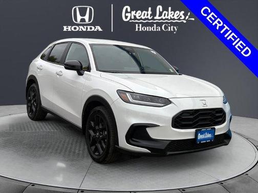 Platinum White Pearl 2025 Honda HR-V Sport