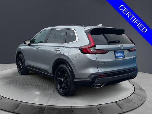 Solar Silver Metallic 2025 Honda CR-V Hybrid Sport