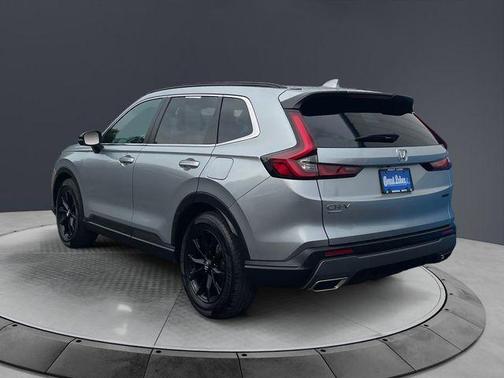 Solar Silver Metallic 2025 Honda CR-V Hybrid Sport