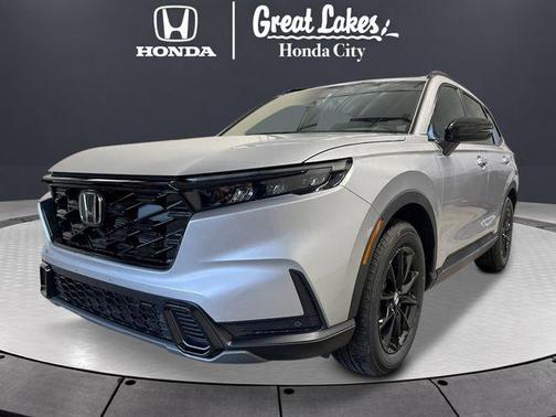 Solar Silver Metallic 2026 Honda CR-V Hybrid Sport-L