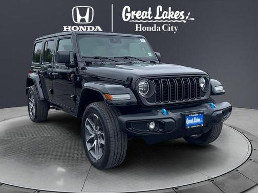 Black Clearcoat 2024 Jeep Wrangler 4xe Sport