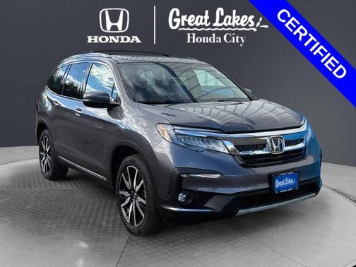 Modern Steel Metallic 2021 Honda Pilot Elite