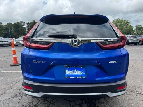 Aegean Blue Metallic 2021 Honda CR-V EX