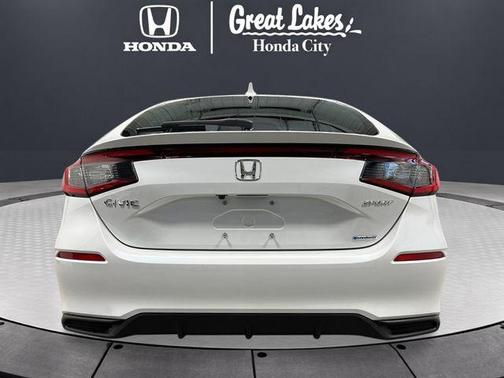 Platinum White Pearl 2026 Honda Civic Hybrid Sport