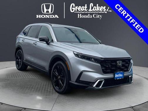 Lunar Silver Metallic 2024 Honda CR-V Hybrid Sport Touring