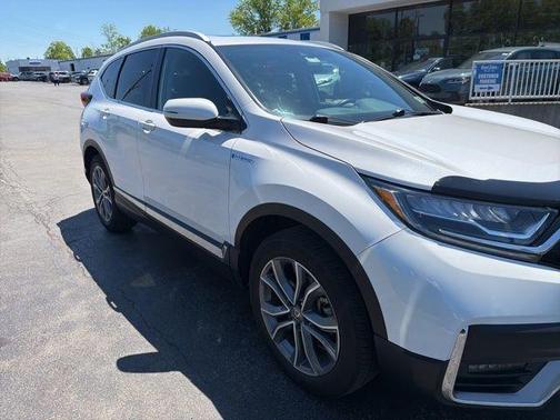 Platinum White Pearl 2022 Honda CR-V Hybrid Touring
