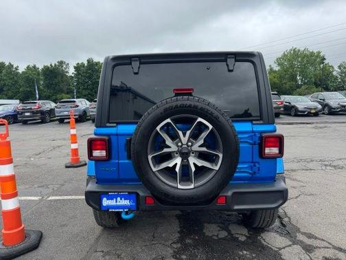 Hydro Blue Pearlcoat 2024 Jeep Wrangler 4xe Sport