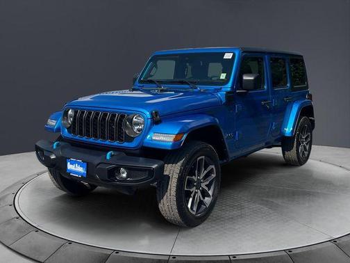 Hydro Blue Pearlcoat 2024 Jeep Wrangler 4xe Sport