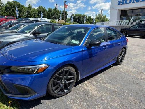 Aegean Blue Metallic 2024 Honda Civic Sport