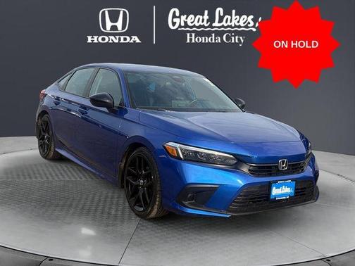 Aegean Blue Metallic 2024 Honda Civic Sport