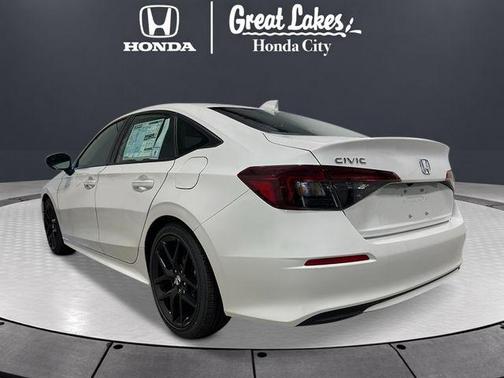 Platinum White Pearl 2026 Honda Civic Sport