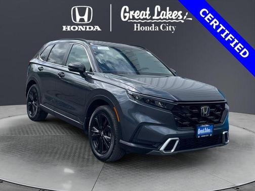 Meteorite Gray Metallic 2024 Honda CR-V Hybrid Sport Touring
