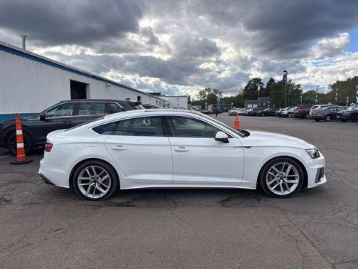 Arkona White 2024 Audi A5 Sportback 45 S line quattro Premium