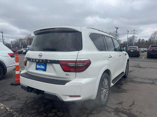 Aspen White 2024 Nissan Armada SL