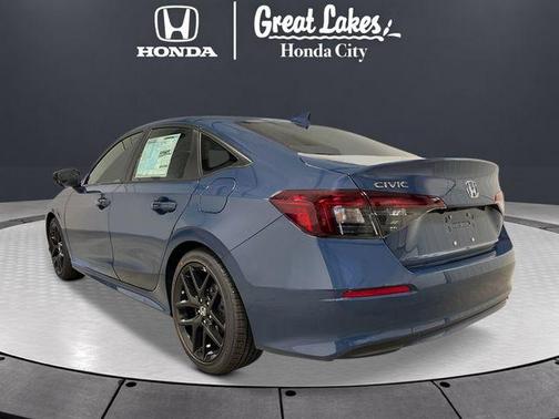 Blue 2026 Honda Civic Sport