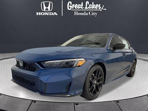 Blue 2026 Honda Civic Sport