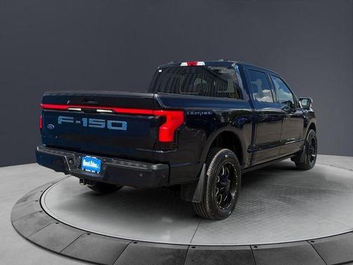 Antimatter Blue Metallic 2023 Ford F-150 Lightning LARIAT