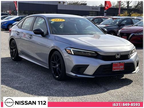 Meteorite Gray Metallic 2023 Honda Civic Sport