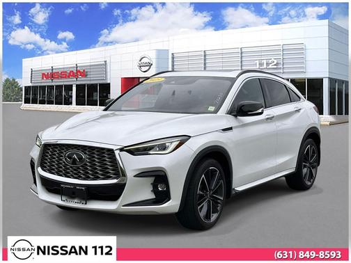 Radiant White 2023 INFINITI QX55 LUXE
