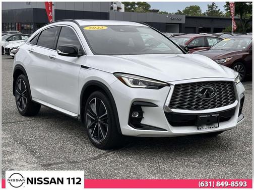 Radiant White 2023 INFINITI QX55 LUXE