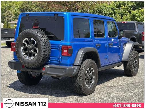 Hydro Blue Pearlcoat 2024 Jeep Wrangler 4xe Rubicon