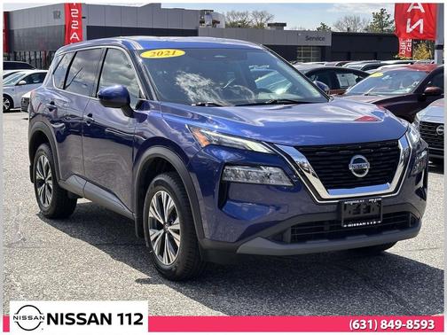 Caspian Blue Metallic 2021 Nissan Rogue SV