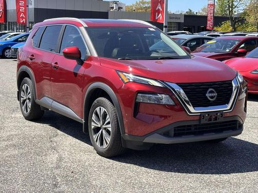 Scarlet Ember Tintcoat 2023 Nissan Rogue SV