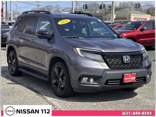 Modern Steel Metallic 2021 Honda Passport AWD Elite