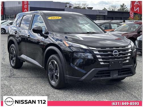 Super Black 2025 Nissan Rogue SV