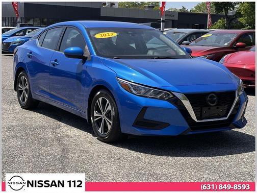 Electric Blue Metallic 2023 Nissan Sentra SV