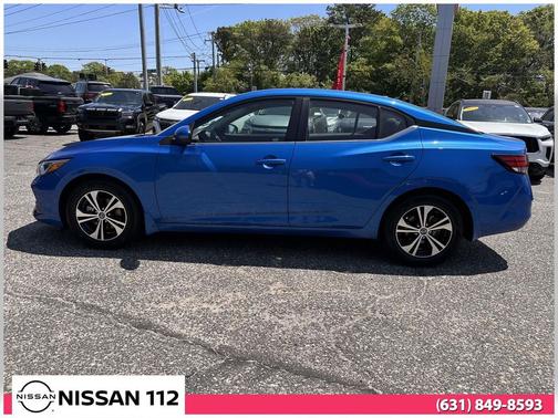Electric Blue Metallic 2023 Nissan Sentra SV