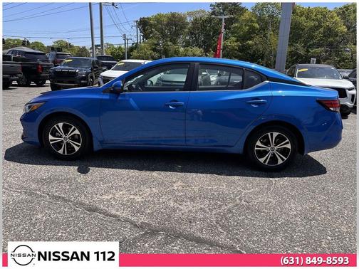 Electric Blue Metallic 2023 Nissan Sentra SV