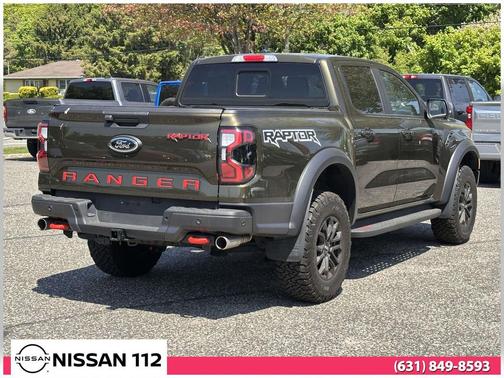 Shelter Green Metallic 2024 Ford Ranger Raptor