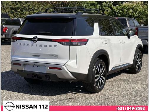 White Pearl 2025 Nissan Pathfinder Platinum 4WD