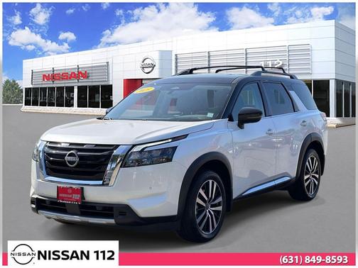 White Pearl 2025 Nissan Pathfinder Platinum 4WD
